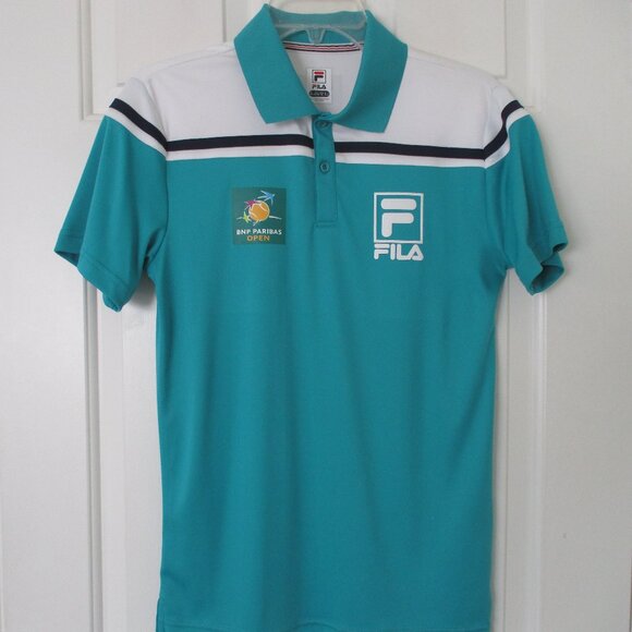 T-shirt BNP Paribas Tennis Open 2019 FILA - Taille Petit S - Gris - Neuf Sans étiquettes